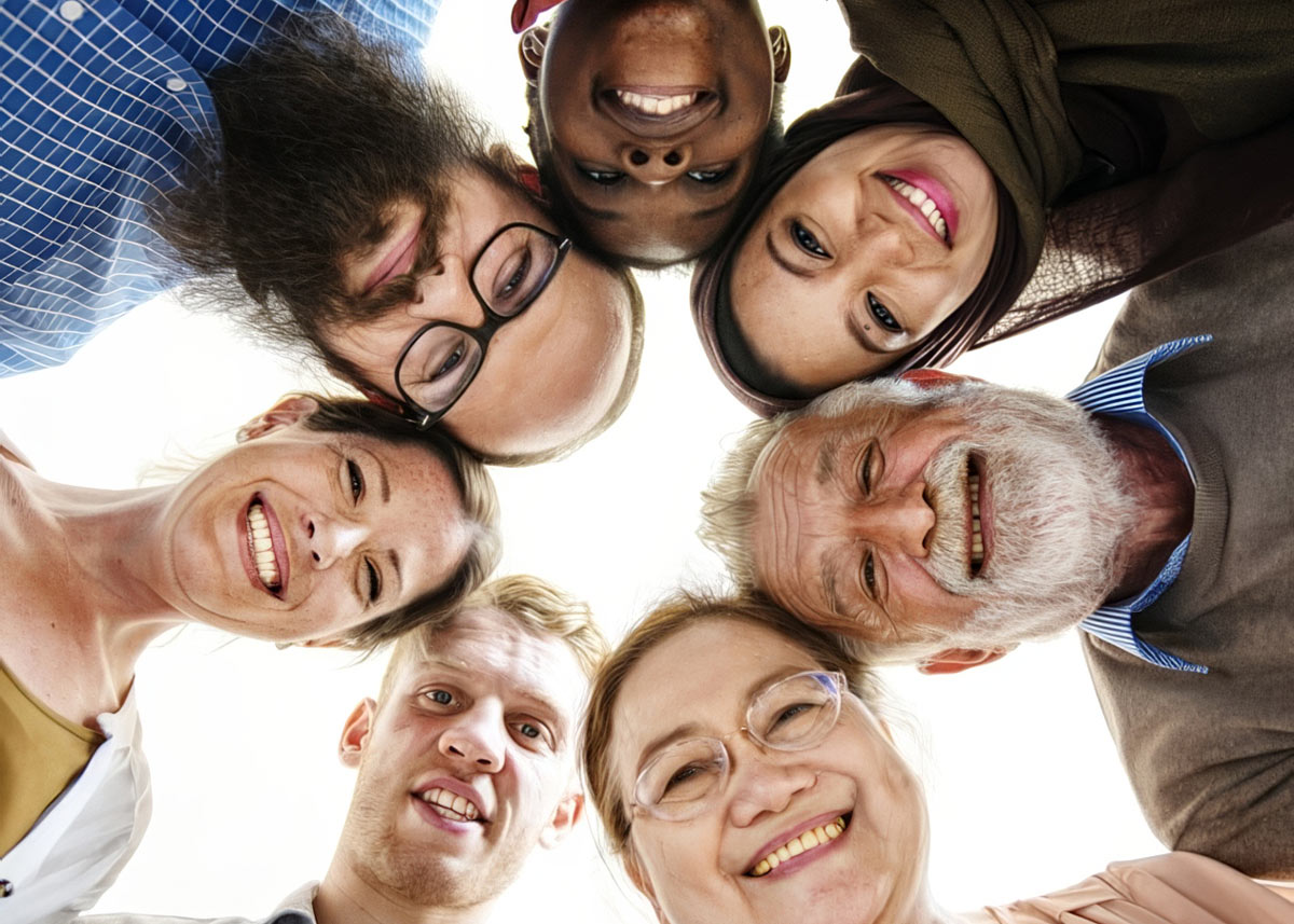 People smiling